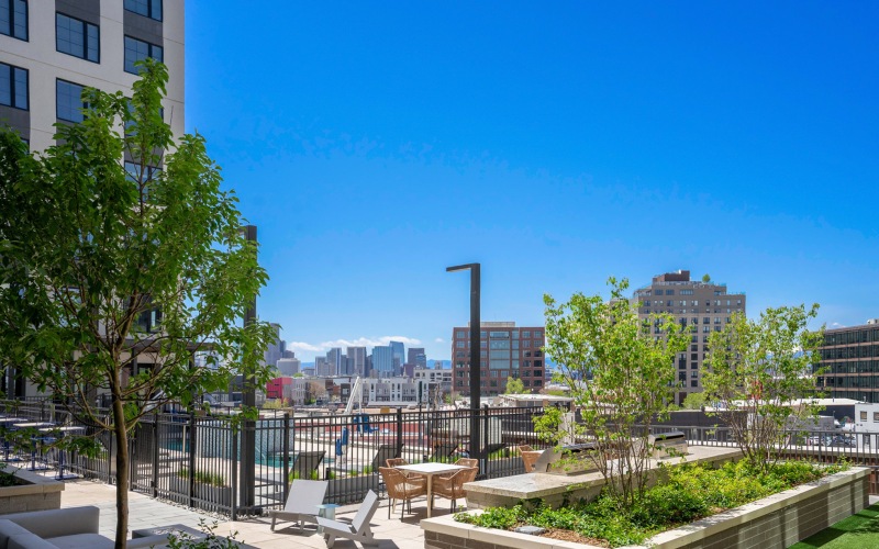 denver apartments with onsite pool and downtown views