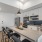 Kitchen Island and view of front door